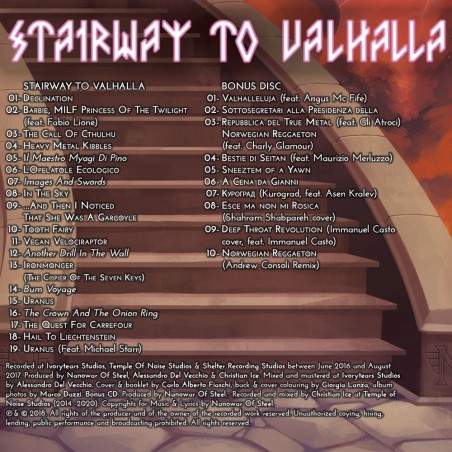 Cd Nanowar Stairway To Valhalla Doppio Digipack Reprint