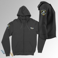 Felpa con Zip Metal Boomer Battalion