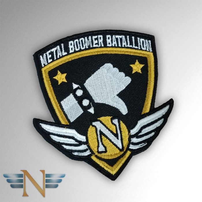 Felpa con Zip Metal Boomer Battalion