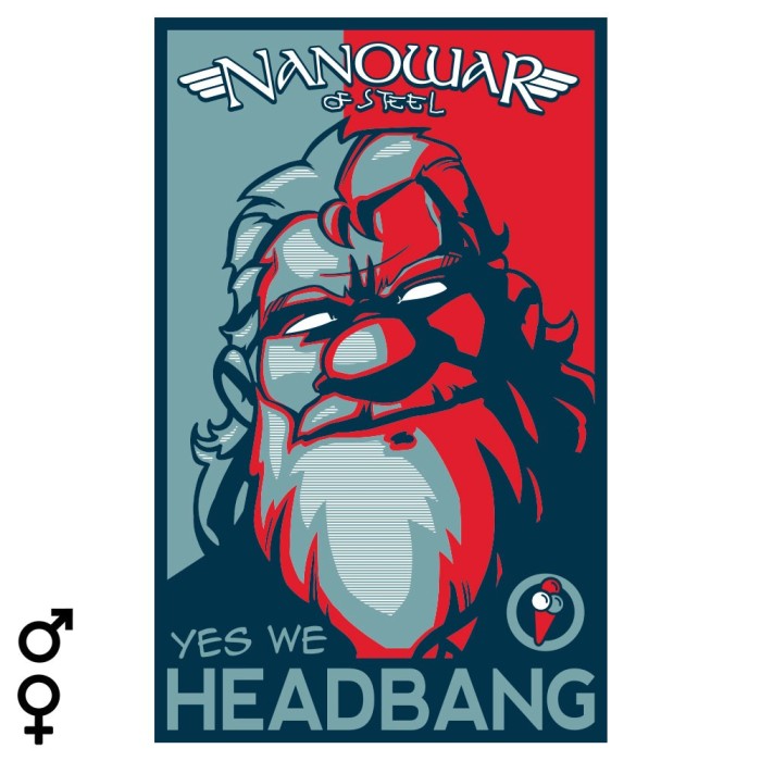 T-Shirt Nanowar of Steel - NanObama T-Shirt Nanowar of Steel - NanObama