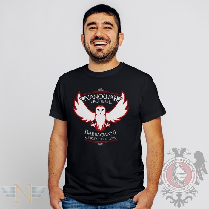 T-Shirt Nanowar of Steel - Barbagianni - Cacciatore della Notte T-Shirt Nanowar of Steel - Barbagianni - Cacciatore della Notte